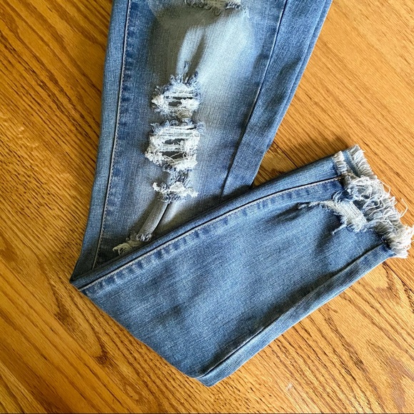Aeropostale High Rise distressed jeggings size 6 - Picture 7 of 7
